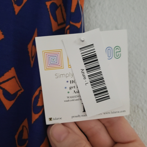 LuLaRoe Azure Skirt - NWT Boho Geometric - Picture 4 of 5